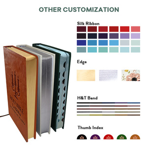 Couverture en cuir personnalisée, <span class=keywords><strong>Bible</strong></span> espagnole avec index, utilisation en église, impression couleur intégrale, couverture rigide, livres d'histoires bibliques pour enfants - Product Image 4