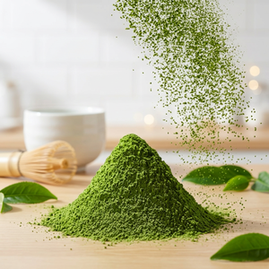 ผงชาเขียวมัทฉะออร์แกนิคเกรดพิธีกรรม 6A บรรจุกระป๋องขนาด 30 กรัม/50 กรัม - Product Image 6