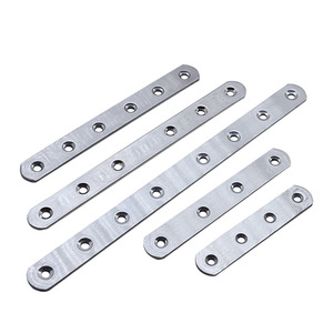 Conector de placa plana de acero inoxidable Hz, soporte de esquina duradero para uso general - Product Image 4