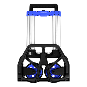 Gerobak Dolly truk tangan lipat aluminium tingkat tinggi tahan lama 125kg dengan dua roda - Product Image 2