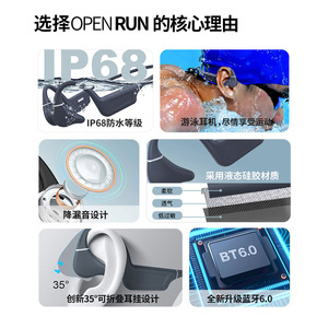 Huaqiangbei Es988 Bone Conduction Headphones 32Gb Bluetooth 6.0 Ip68 Swimming Sports Headphones - Product Image 3