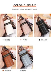 Zipper Lined Lipstick Holder Cover New Women's Fashion Retro Cute Girl Coin <b>Purse</b> Student Portable Wallet Earphone Storage BagS - Product Image 6