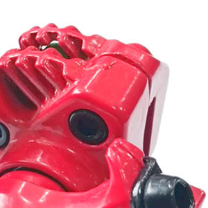 Pinza de freno para patinete eléctrico fácil de instalar para Xiaomi - Diseño compacto Negro/Rojo - Product Image 4