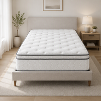 Matelas hybride à ressorts ensachés, matelas de taille personnalisable