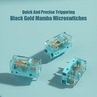 Micro-interrupteur Kailh GM8.0 Nouveau Style, durée de vie de 90 millions de cycles, pour souris gaming et clavier mécanique 3 broches, bleu clair