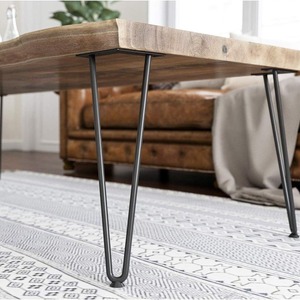 Pata de Mesa de Hierro Forjado de Diseño Moderno, Sólida, Fácil de Desmontar, en Forma de U, para Hotel, Dormitorio, Comedor, Escuela, Cocina, Sala de Estar, Centro Comercial, DIY - Product Image 3