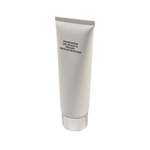 แบรนด์ที่กำหนดเอง250กรัมหลอด <span class=keywords><strong>PE</strong></span> สีดำด้านฝาเกลียวรีฟิลขวดเปล่าสำหรับบีบผมเซรั่มบอดี้โลชั่นรองพื้นบลัช - Product Image 2