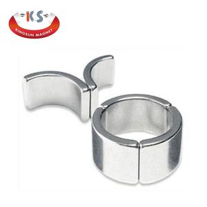 N42H Aimant permanent en néodyme Segment d'aimant NdFeB pour générateurs et éoliennes Matériau d'aimant moteur haute performance - Product Image 2