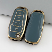Funda Protectora de TPU Suave Premium para Llaves de Coche Ford, Pegaso, IKCO, FT, DS, con Anillos para Llaves, Bolsa para Llavero, Accesorios Directos de Fábrica