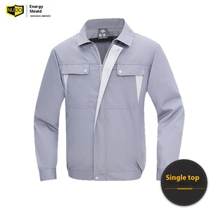 Quần áo nam dài tay cotton có máy lạnh mùa hè quần áo ngoài trời để làm mát Quạt sạc đồng phục chống nắng - Product Image 6