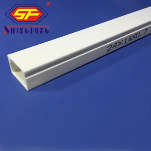 High Quality Manufacturer White PVC Trunk Size Electric Wire Cable Trays Wiring Duct