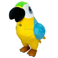 Efun-Costume de mascotte de perroquet gonflable pour adulte, costume réaliste d'explosion d'oiseau pour les fêtes, déguisement de carnaval, 1 pièce, quantité minimale de commande