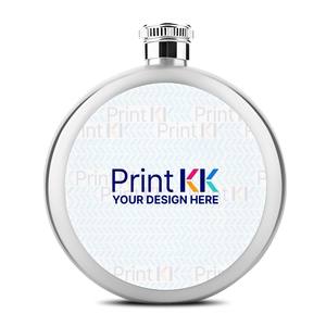 Custom image Round 5oz <b>Flask</b> for Drinkware - Product Image 4