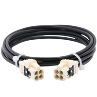 Arnés de Cableado Mini-Fakra Tipo B Blanco 4 en 1 Hembra LVDS, Conversión a Arnés de Cableado SMA/FAKRA Macho a Hembra