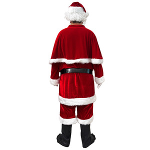 Disfraz de Papá Noel Tallas M-6XL, Traje Navideño Unisex para Adultos, Ideal para Actuaciones en Escenario - Product Image 3