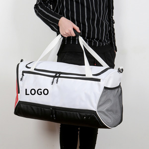 Bolsa de Viaje de Mano Moderna con Cremallera, de Tela Oxford, con Diseño de Letras, Bolsa de Gimnasio de Marca, Bolsa Deportiva, Bolsa de Lona Cruzada para Fitness - Product Image 1