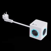 Nouvelle prise murale portable PD25W à charge rapide, style KC/EU, avec anneau lumineux qui s'allume lorsqu'il est branché, Impact Office