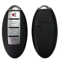   Pour clé intelligente Nissan LS4-NISN-01, carte intelligente à 4 boutons, 10 pièces/lot