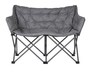 Nhiệm vụ nặng nề độn gấp bãi biển giải trí ghế đôi 2-người thép hiện đại khung sắt đồ nội thất ngoài trời nhập phòng tắm nghiêng - Product Image 2