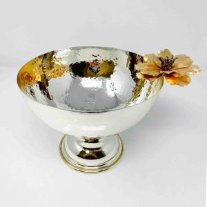 ชามเสิร์ฟทรงกลมอะลูมิเนียมสำหรับตกแต่งโต๊ะ  แจกันดอกไม้ทรงสูงอะลูมิเนียมขายดีสำหรับตกแต่งบ้าน - Product Image 6