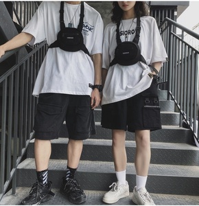 Sac de poitrine tactique de petite taille avec système Molle, poche zippée avant, style Hip Hop, pour équipement, porte-chargeur, holster, gilet - Product Image 3