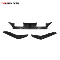 Diffuseur arrière en fibre de carbone véritable style CT G87 pour BMW G87 M2 2023+ – Spoiler et séparateur inférieur – Pièces automobiles