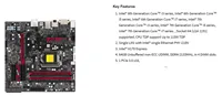 Serveur Reconditionné C7H170-M Carte Mère Intel Z170 Express Micro-ATX LGA-1151 + 1 I7-7700K + 4*16G=64GB DDR4-2133 UDIMM USB 2.0