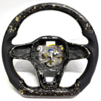 Volant en fibre de carbone Volkswagen Golf R pour MK7 MK7.5 MK8 Passat CC Polo Jetta Tiguan Upgrade