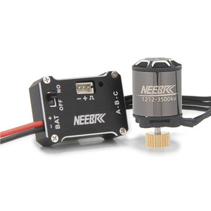 Động cơ không chổi than NEEBRC 1212 3500KV 24T, <span class=keywords><strong>ESC</strong></span> 25A, BEC 2S 5V/1A dành cho xe RC mini 1/18/1/24/1/28, phụ tùng nâng cấp động cơ SCX24 - Product Image 2