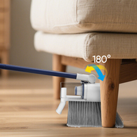 Aspirateur 2 en 1, aspirateur électrique sans fil rechargeable par USB, balai aspirateur électronique pour la maison
