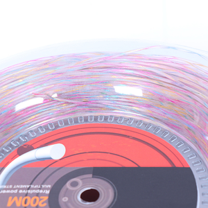 Cuerda de repuesto para raqueta de tenis de nailon de varios colores, cuerda larga de 200m tipo disco redondo, cuerda con logotipo personalizado de material de nailon + alambre. - Product Image 4