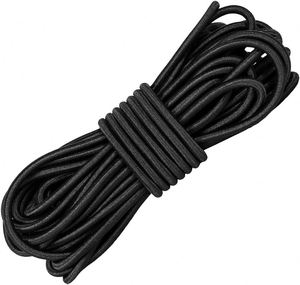 Versatile 3/16-Inch (5mm) Braided Nylon High Tenacity Elastic Cord-10 Yards Stretch Rope for <b>Sewing</b> <b>Bags</b> Garment Shoes Hats - Product Image 1