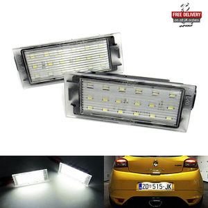 Nouveau 12V LED Lumière de plaque d'immatriculation 8200480127 265108474R pour Clio Laguna Megane Twingo <span class=keywords><strong>Master</strong></span> - Product Image 1