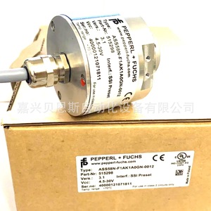 Codificador Absoluto Pepperl+Fuchs ASS58N-F1AK1A0GN-0012 de 58 mm con Cables Preinstalados SSI - Product Image 5