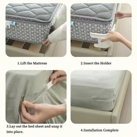 Nouvel Attache-Linge de Lit Anti-Dérapant Yun, Clip Invisible Sans Aiguille, Anti-Glissement, Organisateur de Rangement Domestique