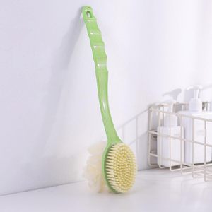 Bath <b>Scrubber</b> and <b>Shower</b> Brush. Long-handled, Soft-bristled, Universal <b>Back</b> <b>Scrubber</b>. Can Be Hung. - Product Image 6