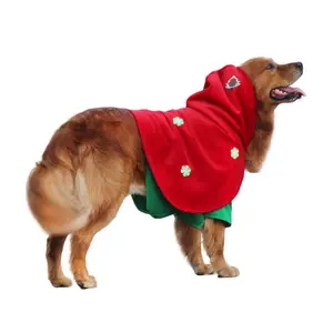 クリスマスのための新年のドレッシング大型犬のマント服をお勧めします