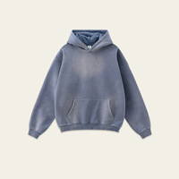 Pull-over surdimensionné personnalisé 350gsm sweat à capuche unisexe noir poids lourd avec logo personnalisé sweat-shirt pour hommes de haute qualité