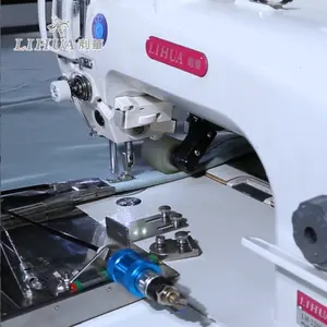 Ультра высокого качества бренд Lihua многофункциональная штора двухсторонняя швейная машина 2 tarafli himming makinesi