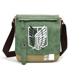 Bolsa de viaje de gran capacidad con diseño de anime para estudiantes adolescentes, de lona y poliuretano, bandolera. - Product Image 5