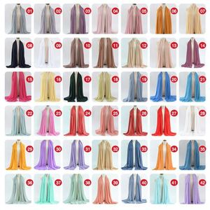 Châle long et doux en jersey de georgette de coton mercerisé personnalisé pour femme, style ethnique, type turban - Product Image 3