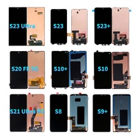 Écran LCD 100 % Original pour Samsung S8 S9 S10 S10+ S20 S21 FE 5G S23 S23+ Ultra – Assemblage d'écran tactile et d'affichage