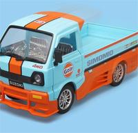 Modèle réduit de voiture 1:24 camion avec son et lumière Pullback modèle métallique ornement décorer modèle de camionnette