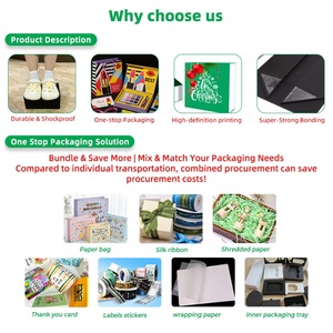 Kotak Hadiah Lipat Magnetik Hitam Mewah Sampel Gratis, Kotak Kemasan Karton Tahan Lama untuk Perhiasan Kosmetik Pakaian - Product Image 5