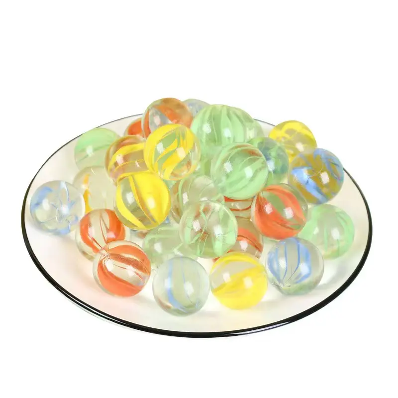 14-25mm Color Round Spot yellow green blue red white black color round soild big glass marbles ball 16mm Big Glass Marbles Ball