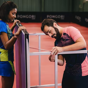 <span class=keywords><strong>Mesa</strong></span> de <span class=keywords><strong>Ping</strong></span> <span class=keywords><strong>Pong</strong></span> de Tamaño Completo, Material MDF, Interior/Exterior, Móvil, Plegable - Product Image 4