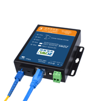 Servidor serie industrial Convertidor de 1 puerto RS232/485/422 a Ethernet con SFP/RJ45 Modbus TCP MQTT Gateway Fabricante DE LA DC9-36V