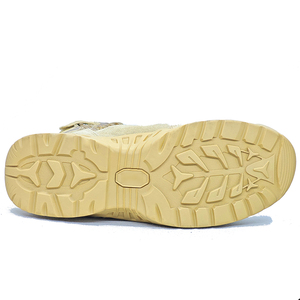 Botas Tácticas Militares de Cuero Antideslizantes Cálidas con Cremallera de Caña Alta para Hombre, Ideales para Senderismo en Invierno y Verano, Camuflaje, Desierto y Uso Táctico - Product Image 4