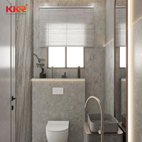 Kkr Kingkonree Cuvette de toilette verte en céramique sans monture deux pièces Ensemble de WC de salle de bain suspendu au mur élégant