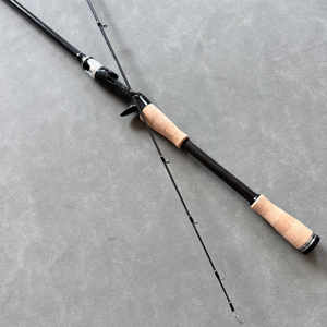 Cañas de pescar de espuma Eva de carbono de 1 sección (antiguas), carrete de pesca y combo de línea, agarre de <span class=keywords><strong>baitcasting</strong></span>, caña de pescar de agua salada - Product Image 3